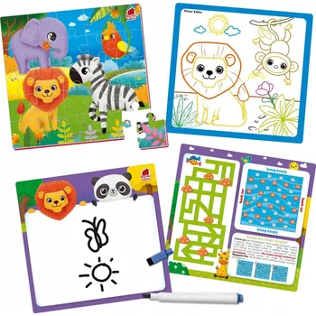 Puzzle Edukační hra 4v1 ZOO HRY. Vzdělávací a didaktické Roter Kafer