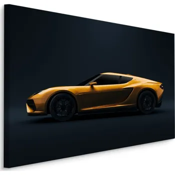 Obraz Sportovní OBRAZ Auto na černém pozadí 3D efekt 30x20 cm