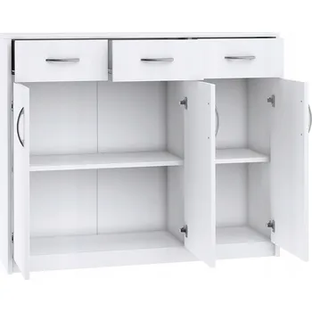 Komoda Komoda Matkam 109,3 x 35 x 85 cm bílá matná
