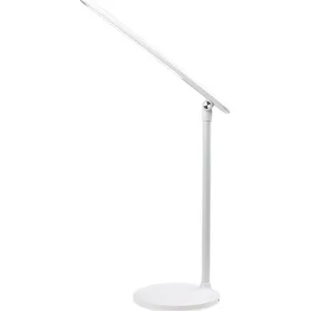 Lampička ColorWay CW-DL02B-W Stolní lampička, LED, 4W, 300lm, 3200/4300/6500K, integrovaná baterie, bílá CW-DL02B-W