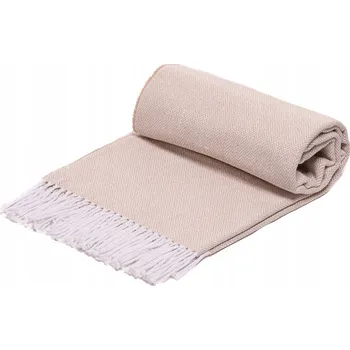 Prostěradlo Deka Rena Home bavlna 140 cm x 200 cm béžová