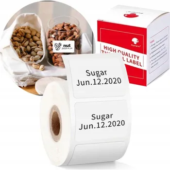 IP kamera Phomemo M110 M120 M200 termální štítky 30x15mm 400ks bílé samolepky