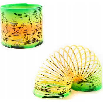 Figurka MAGICKÁ PRUŽINA BAREVNÁ PRUŽINKA DINOSAURUS 7 CM