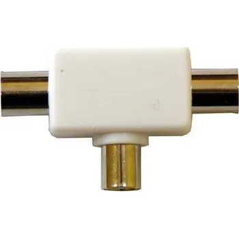 IP kamera T-rozdělovač rozbočovač plastový HQ zás./2zás.