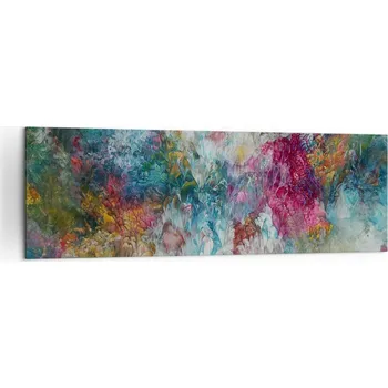 Obraz Velký obraz do obýváku 160x50 abstrakce moderní na plátně