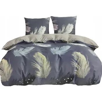 Povlečení POVLEČENÍ 160x200 BAVLNA SATÉN + 2 POVLAKY 70x80 SADA POVLEČENÍ PEŘÍ