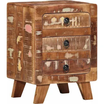 vidaXL Noční stolek 37x32x50 cm masivní recyklované dřevo [4104517]