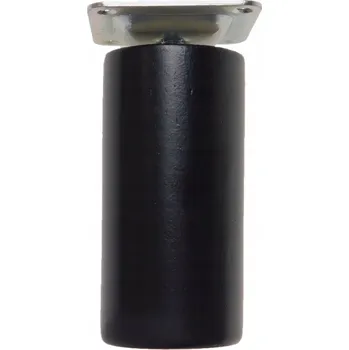 Obraz Dřevěná nábytková noha válec fi 40mm černý lak 10 cm sada včetně montáže