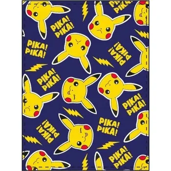 Dětská deka Dětská deka coral fleece s motivem Pokémon, 100x140 cm