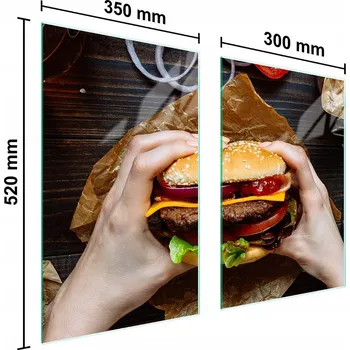 Kuchyňské prkénko Krájecí deska TMK ArtDeko sklo 2 ks