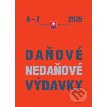Kniha Daňové a&nbsp;nedaňové výdavky 2025 - Ján Mintál Poradca s.r.o.