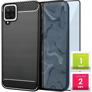 Pouzdro na mobilní telefon Zadní Kryt Hello Case pro Samsung Galaxy A12, Galaxy M12, černý