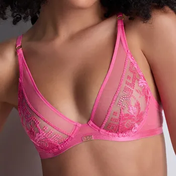 Podprsenka Aubade - Rules of attraction podprsenka triangle nevyztužená exciting pink 75F 4BF12