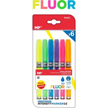 Zvýrazňovač Výtvarná sada MP 6 ks