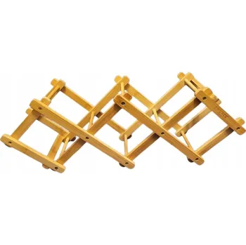 Stojan na víno Smukee Bambusový stojan na 5 lahví, 45,5 x 12 x 15,2 cm