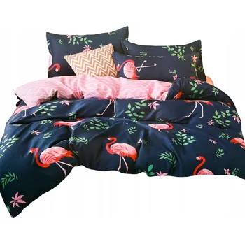 Povlečení POVLEČENÍ POVLAKY 160x200 2x POVLAKY NA POLŠTÁŘE 70x80 3 Č. SADA POVLEČENÍ SATÉNOVÝ KRATA