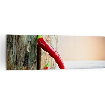 Obraz Velký obraz do obýváku 160x50 paprika moderní fotoobraz na plátně obrazy