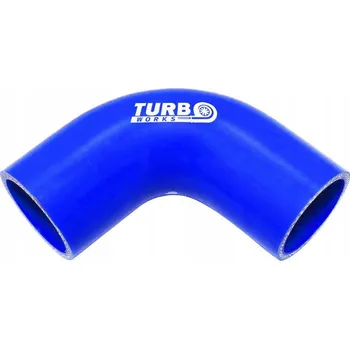 Brzdová hadice Koleno 90° TurboWorks Modré 10mm