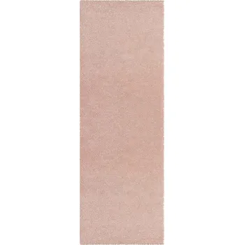 Koberec Černý chlupatý Koberec/běhoun BOHO 80x200cm