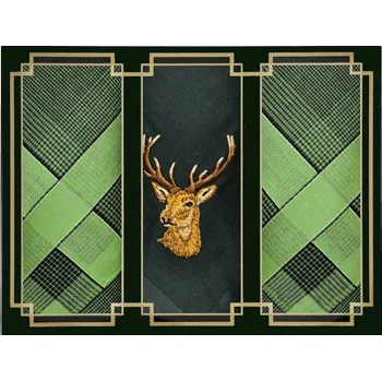 Látkový kapesník Pánské kapesníky 3 ks - mix JELEN - Dárkové balení