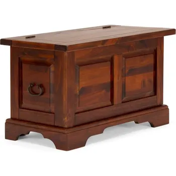 Truhla Dřevěná truhla z borovice Jodpur F0A00001360W hnědá