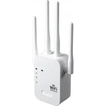 Opakovač / ZESILOVAČ WIFI SIGNÁLU 300 Mb/s až 4 antény ROUTER / PŘÍSTUPOVÝ BOD