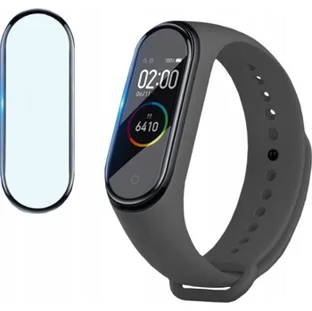 Příslušenství k chytrým hodinkám ŘEMÍNEK SE SKLEM pro XIAOMI MI BAND 4 -