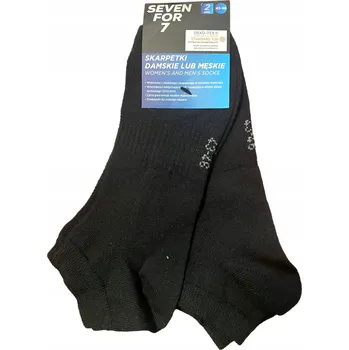 Pánské ponožky Ponožky do bot Seven for 7 43-46 černé
