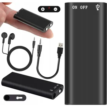 Zabezpečení domácnosti MINI ŠPIÓNSKÝ DIKTAFON ODPOČÍVÁNÍ DETEKCE 8 GB