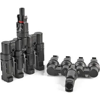 Notebook Slučovač T5 (MC4, poměr 1:4) Slučovač, typ T5, slučovač konektorů MC4, poměr 1:4, pár SPOMC4T5