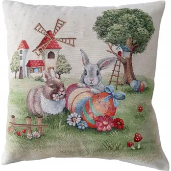 Povlečení Velikonoční povlak na polštář 1179 Conejitos