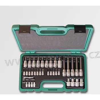 Gola sada Sada hlavic TRX + IMBUS 1/4" - 1/2" 40 dílů H0204 HONITON (sada hlavic, sada nástrčných hlavic, nástrčné hlavice, gola sada, sada honiton)