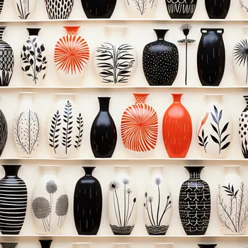 Plakát Plakát Hliněná Harmonie bez rámu 50 x 50 cm