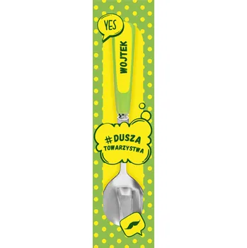 Příbor Lžička jako dárek, lžička s nápisem WOJTEK