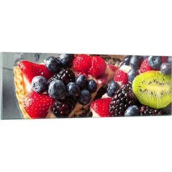 Obraz Obraz na skle do obýváku ložnice 90x30 gastronomie obrazy na zeď sklo