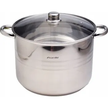Hrnec Nerezový hrnec 30 cm / 15,5 l Kamille KM-5406