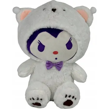plyšák Plyšák Plyšák Kuromi Bílá kapuce Sanrio 25 cm