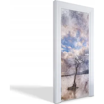 Fototapeta Samolepicí samolepící na dveře a nábytek Osamělý strom 75 x 205 cm