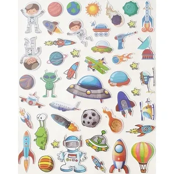 samolepka Samolepky vypouklé (puffy) Creative Fun 46 ks