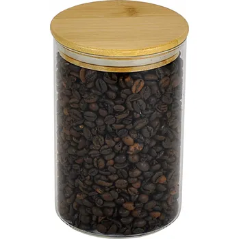 Dóza na potraviny Skleněná nádoba zavařovací sklenice 950 ml na potraviny koření