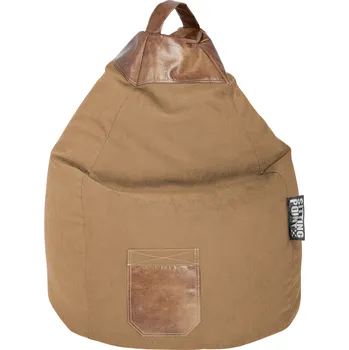 Sedací pytel Beanbag Sedací vak Jamie XL, ø 70 × 110 cm, pískový 32831 076