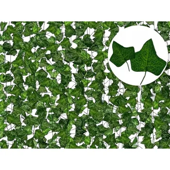 umělá květina Umělé Břečťanové Pnoucí Se Rostliny Girlanda Dekorace Zelená Rostlina 12 Ks