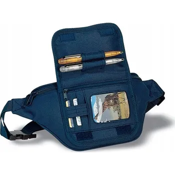 Ledvinka Materiálová taška 16 x 27 cm modrá