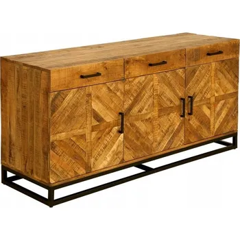 Komoda Komoda Invicta interior 160 x 50 x 81 cm, odstíny hnědé