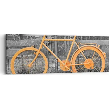 Obraz Obraz na plátně do obývacího pokoje ložnice 90x30 kolo retro foto obrazy na zeď