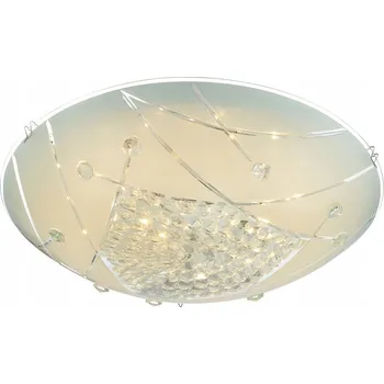 Kulatý Stropní Svítidlo Globo Lighting 30 x 10 cm stříbrná