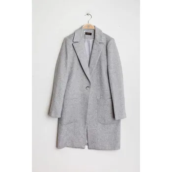 Dámský kabát Kabát 2049 Nana Love Francie barva: šedá, velikost: XL