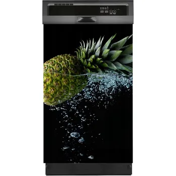 Obraz Magnet podložka na myčku Ananas ve vodě 45x70 cm