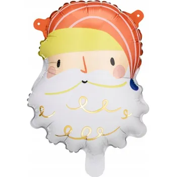 Balónek Fóliový balónek PartyDeco Mikuláš, 26 x 31 cm