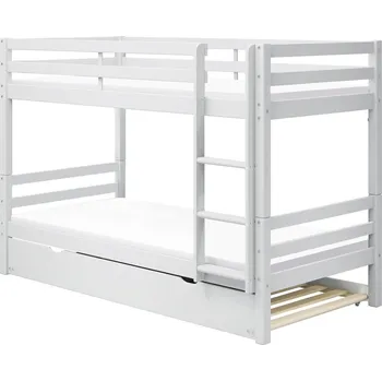 Dětská postel Nábytek PEGAS s.r.o. Patrová postel s přistýlkou Actim bílá